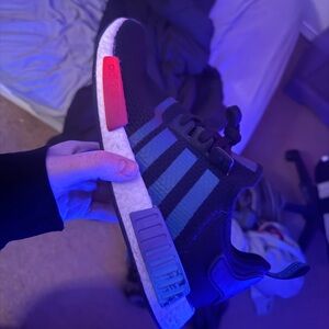 adidas Black and Teal Athletic Shoes